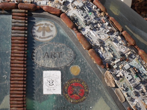 A car at East Jesus.