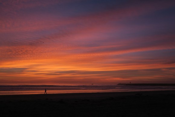 Sunset at Oceanside, CA.