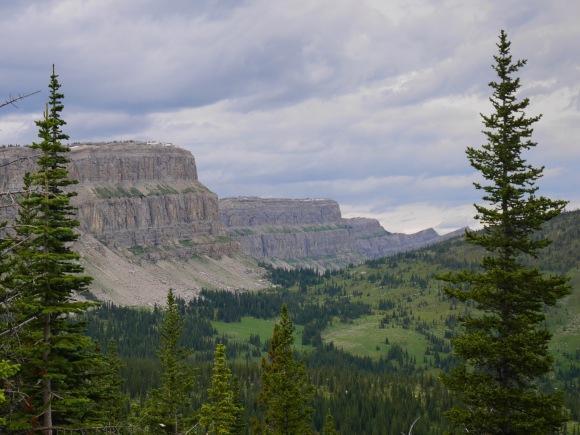 The Chinese Wall in the Bob Marshall Wilderness .
